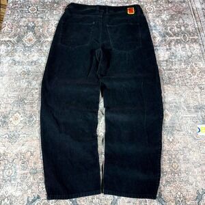 Empyre Pants Men's 35x30 Black Corduroy Skater Loose Fit Street Skateboarding